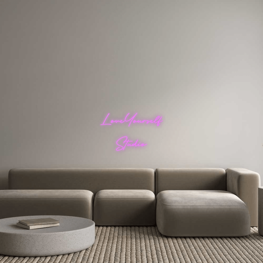 Custom Neon: LoveYourself St... - Mr Luciole