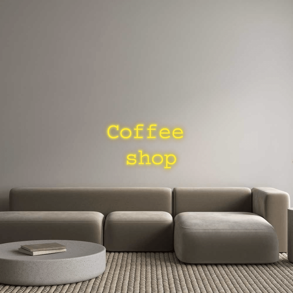 Custom Neon: Coffee shop - Mr Luciole