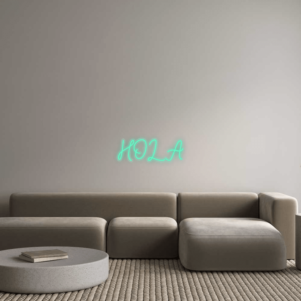 Custom Neon: HOLA - Mr Luciole