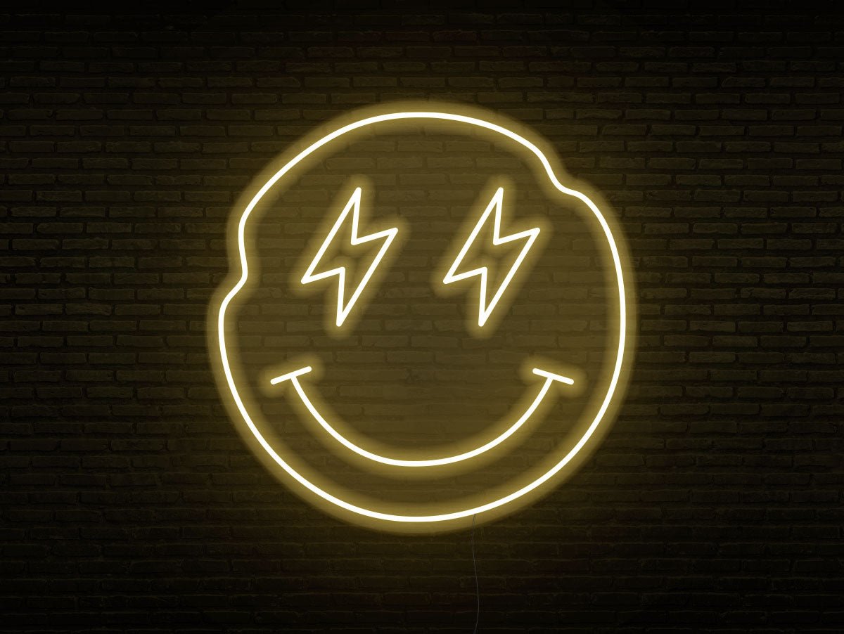 Neon Smiley - Mr Luciole