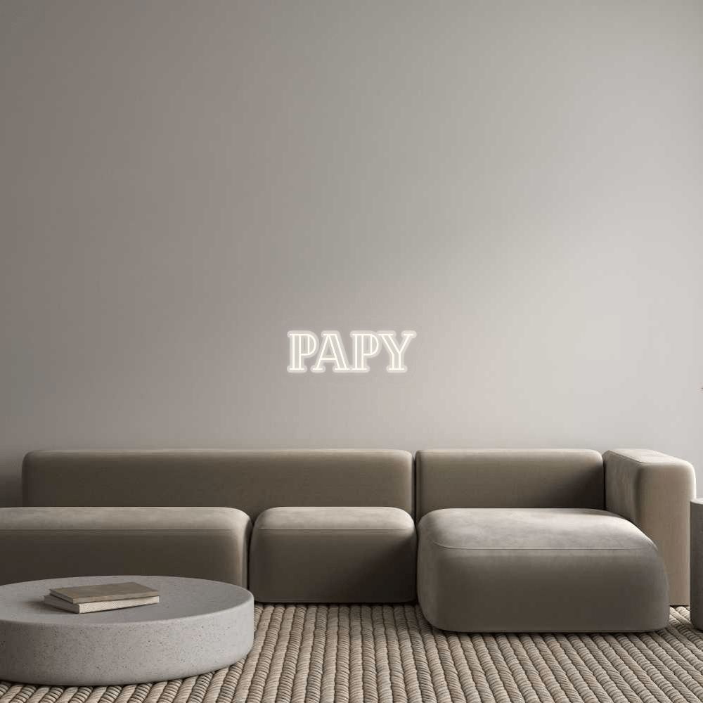 Custom Neon: papy - Mr Luciole