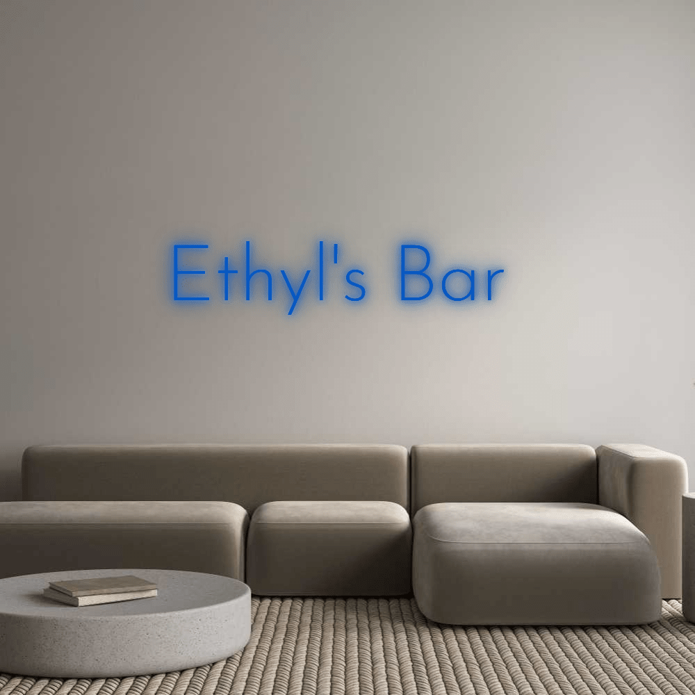 Custom Neon: Ethyl's Bar - Mr Luciole