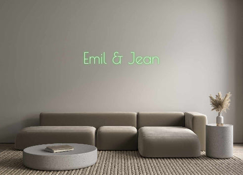 Custom Neon: Emil & Jean