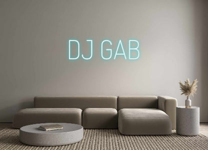 Custom Neon: DJ GAB