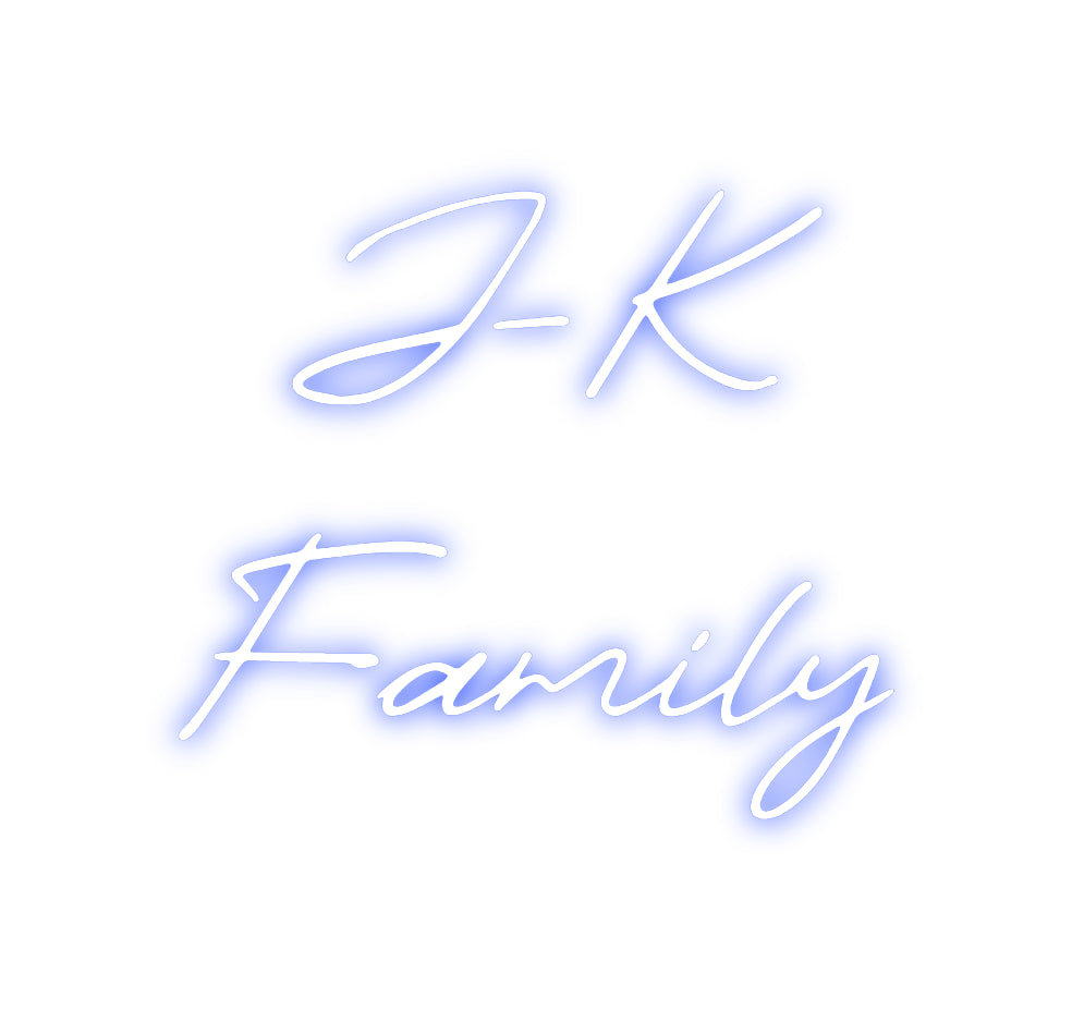 Custom Neon: J-K 
Family