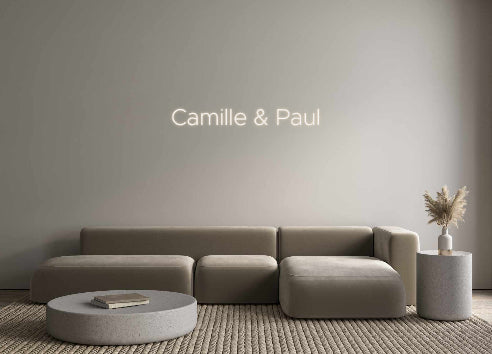 Custom Neon: Camille &amp; Paul