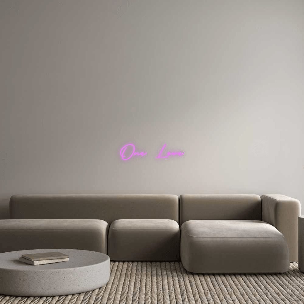 Custom Neon: One Love - Mr Luciole